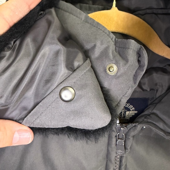 Vintage Dockers LS&Co Puffer Jacket Made in Korea Duck Down Premium Quality S - Picture 10 of 10